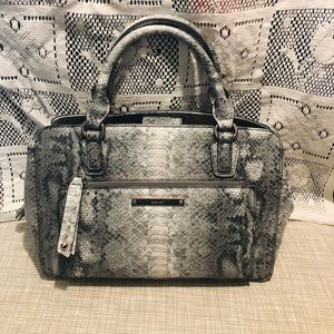 Nine West gray and animal prints purse!!